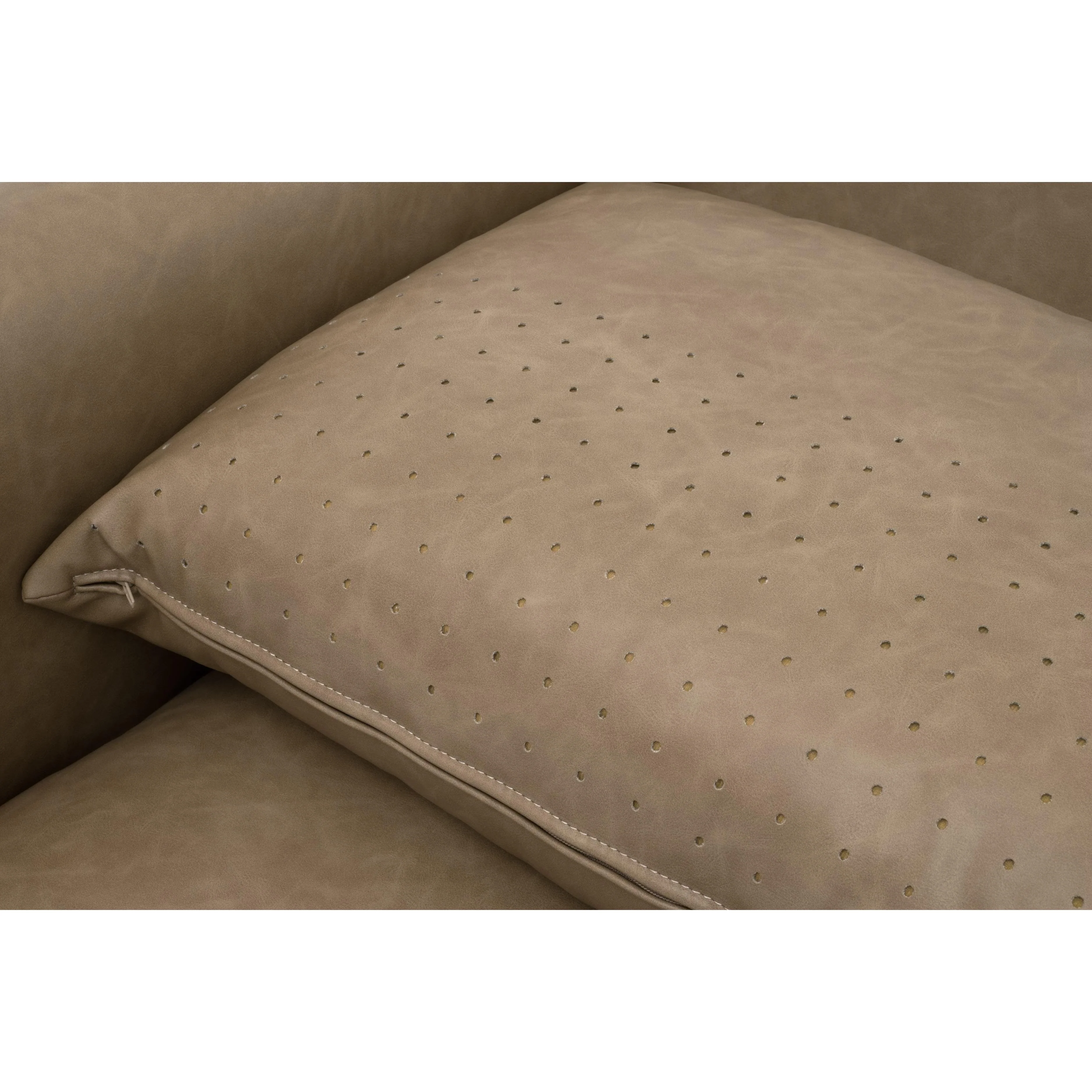 Essentials For Living Siena Plinth Base Sofa Chair ~ Ivanhoe Toast, Natural Gray Oak - Image 9