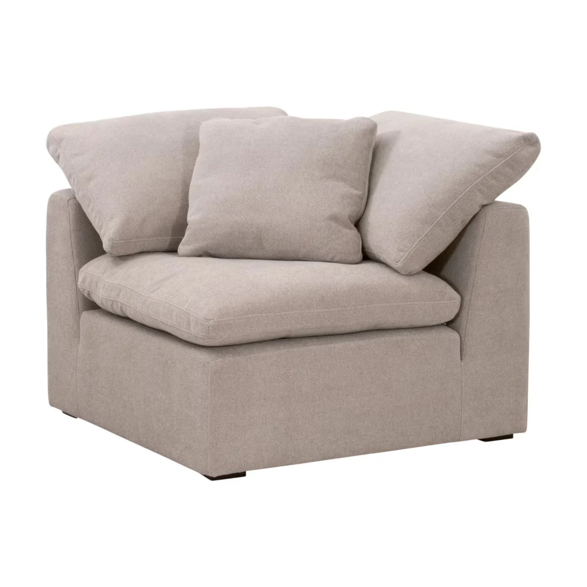 Essentials For Living Sky Modular Corner Chair ~ Latte Micro Boucle Performance Fabric - Image 2
