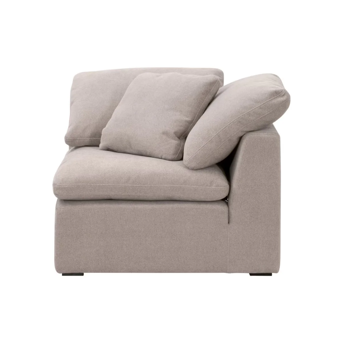 Essentials For Living Sky Modular Corner Chair ~ Latte Micro Boucle Performance Fabric - Image 3