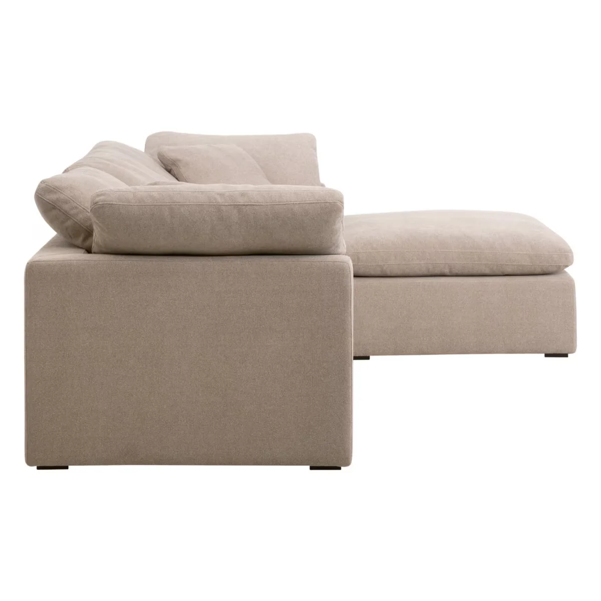 Essentials For Living Sky Modular Corner Chair ~ Latte Micro Boucle Performance Fabric - Image 7