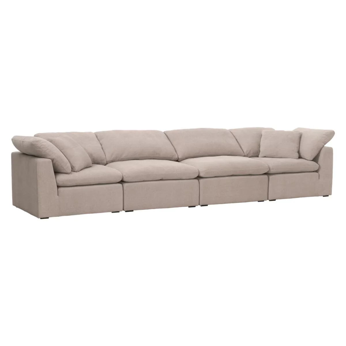 Essentials For Living Sky Modular Corner Chair ~ Latte Micro Boucle Performance Fabric - Image 9