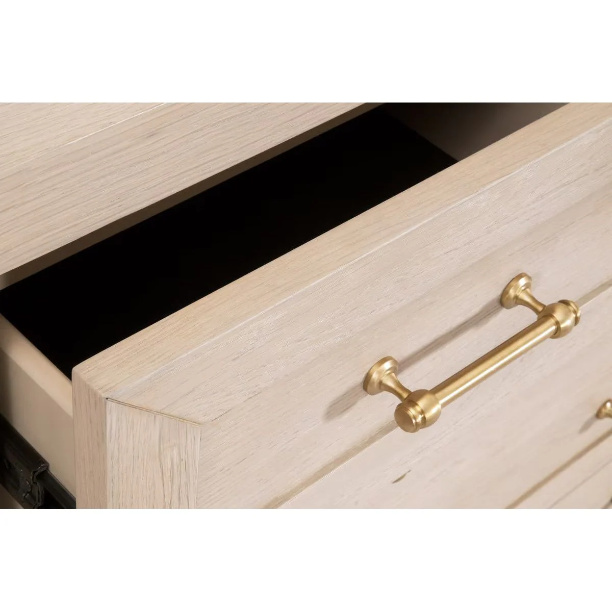 Essentials For Living Stella 5-Drawer High Chest ~ Light Honey Oak - Image 6