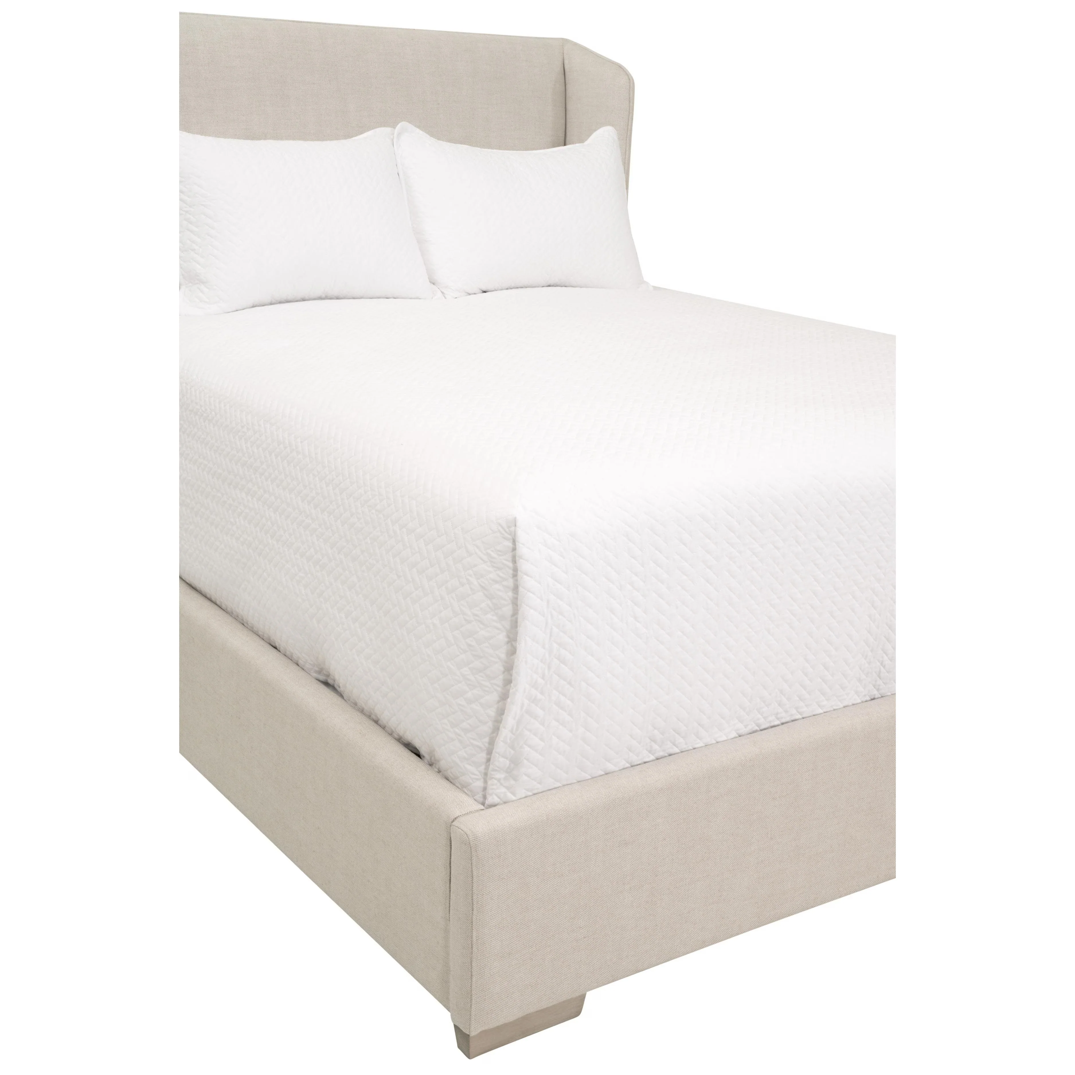 Essentials For Living Stewart Cal King Bed ~ Bisque, Natural Gray Oak - Image 10
