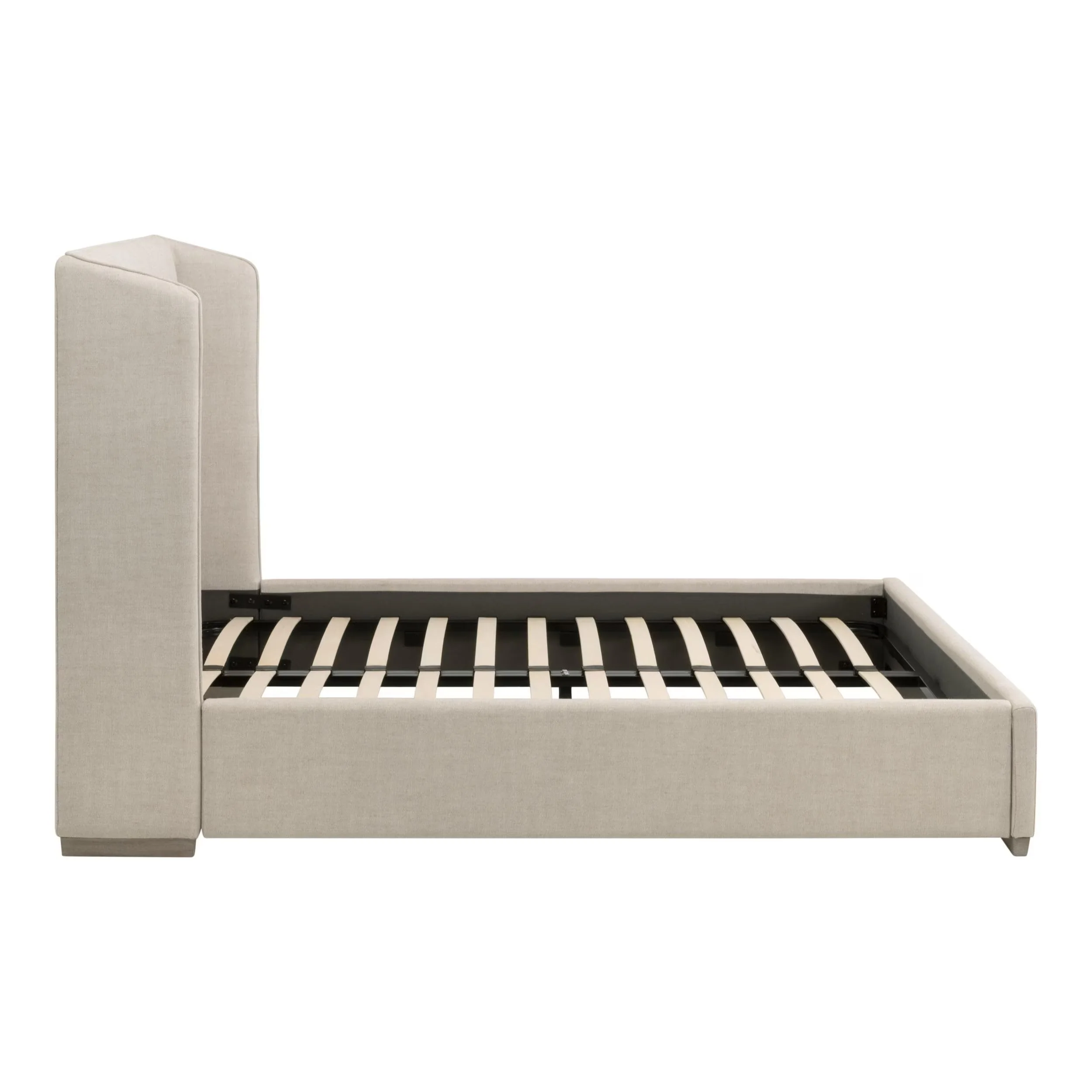 Essentials For Living Stewart Queen Bed ~ Bisque, Natural Gray Oak - Image 6