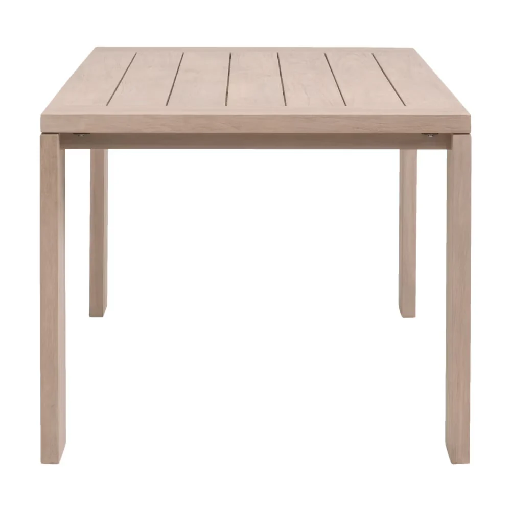 Essentials For Living Sur Outdoor Dining Table ~ Washed Ever Teak - Image 3