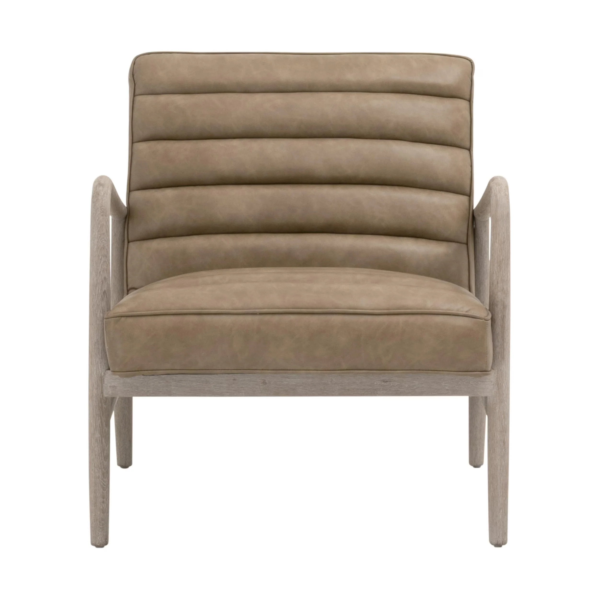 Essentials For Living Tahoe Club Chair ~ Ivanhoe Toast, Natural Gray Oak