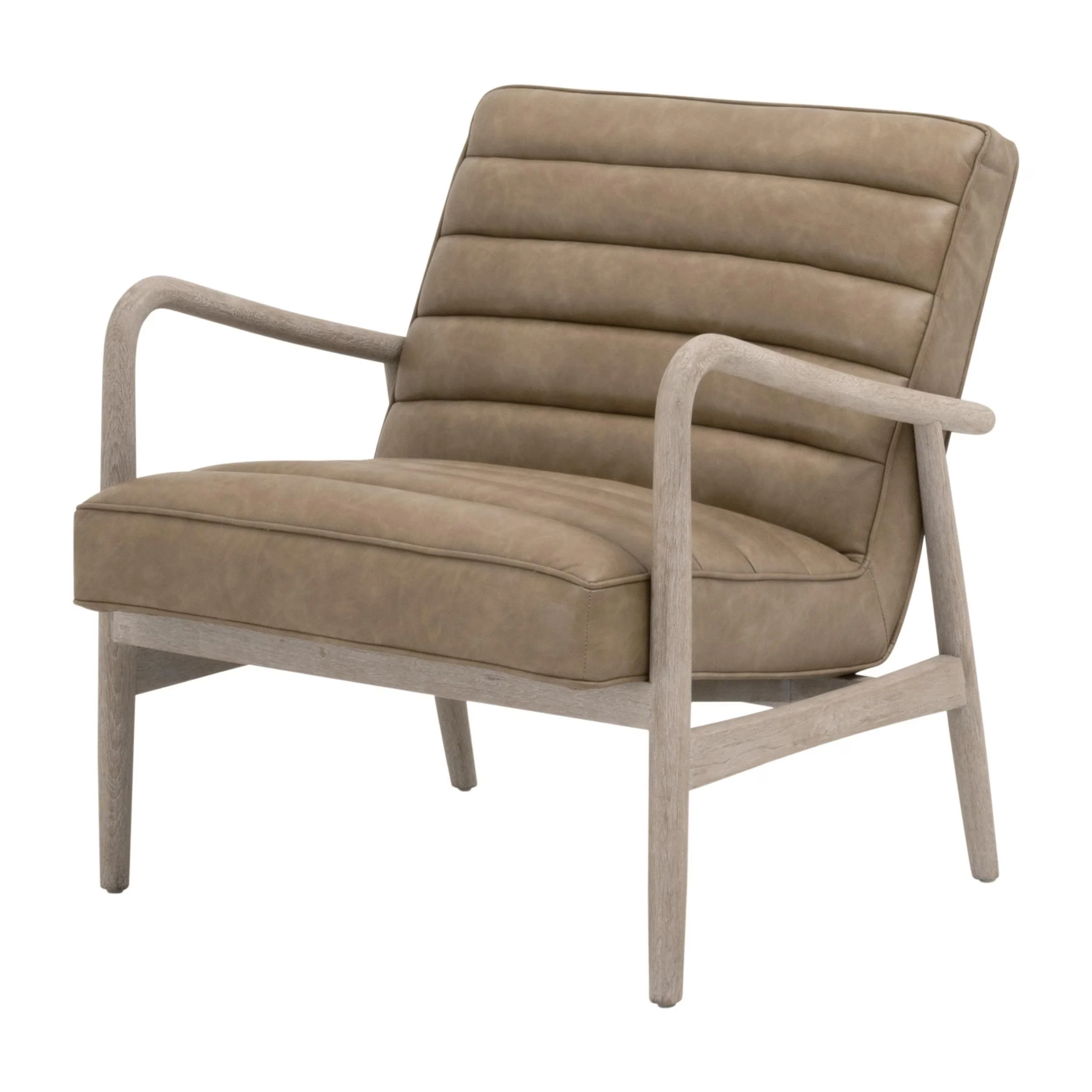 Essentials For Living Tahoe Club Chair ~ Ivanhoe Toast, Natural Gray Oak - Image 2
