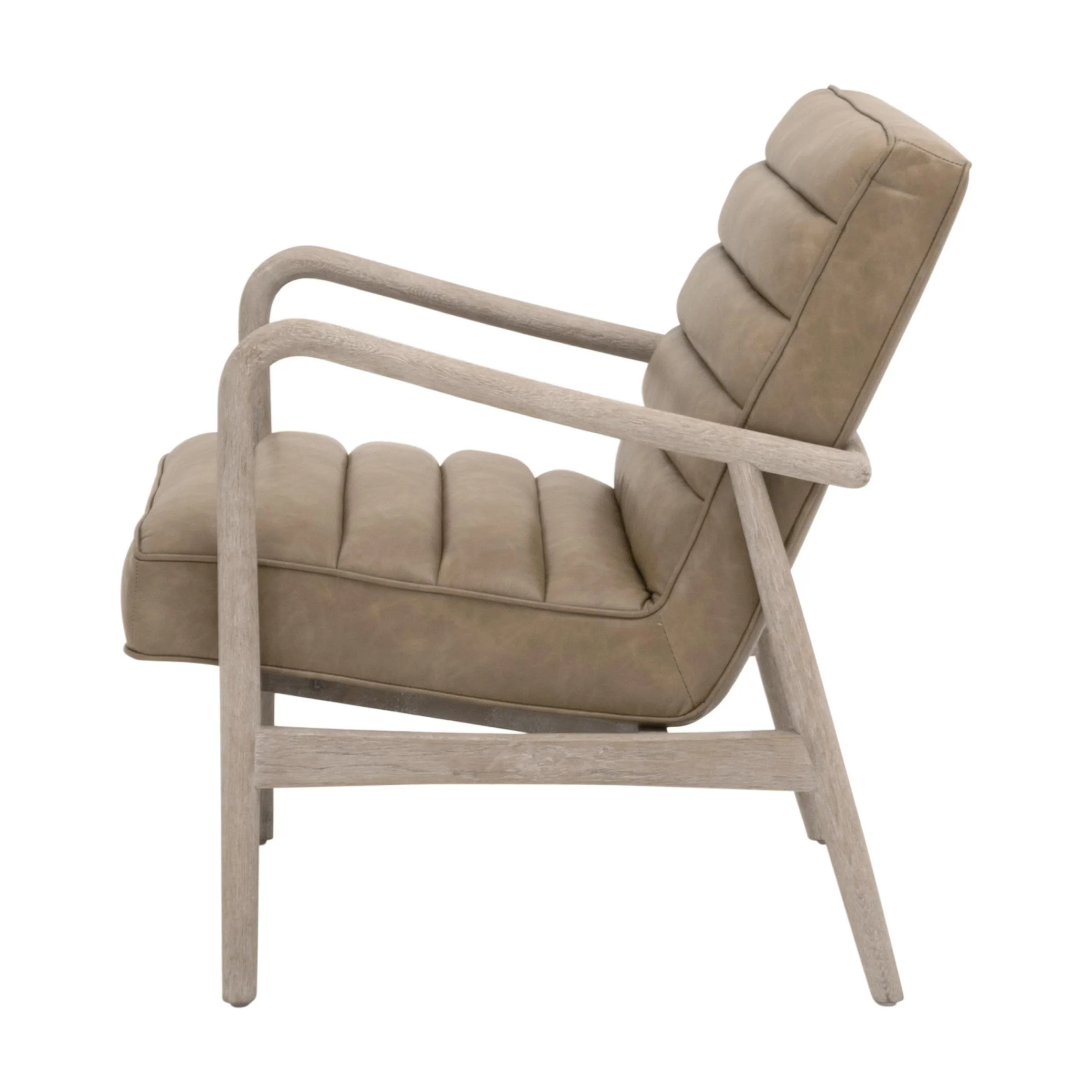 Essentials For Living Tahoe Club Chair ~ Ivanhoe Toast, Natural Gray Oak - Image 3