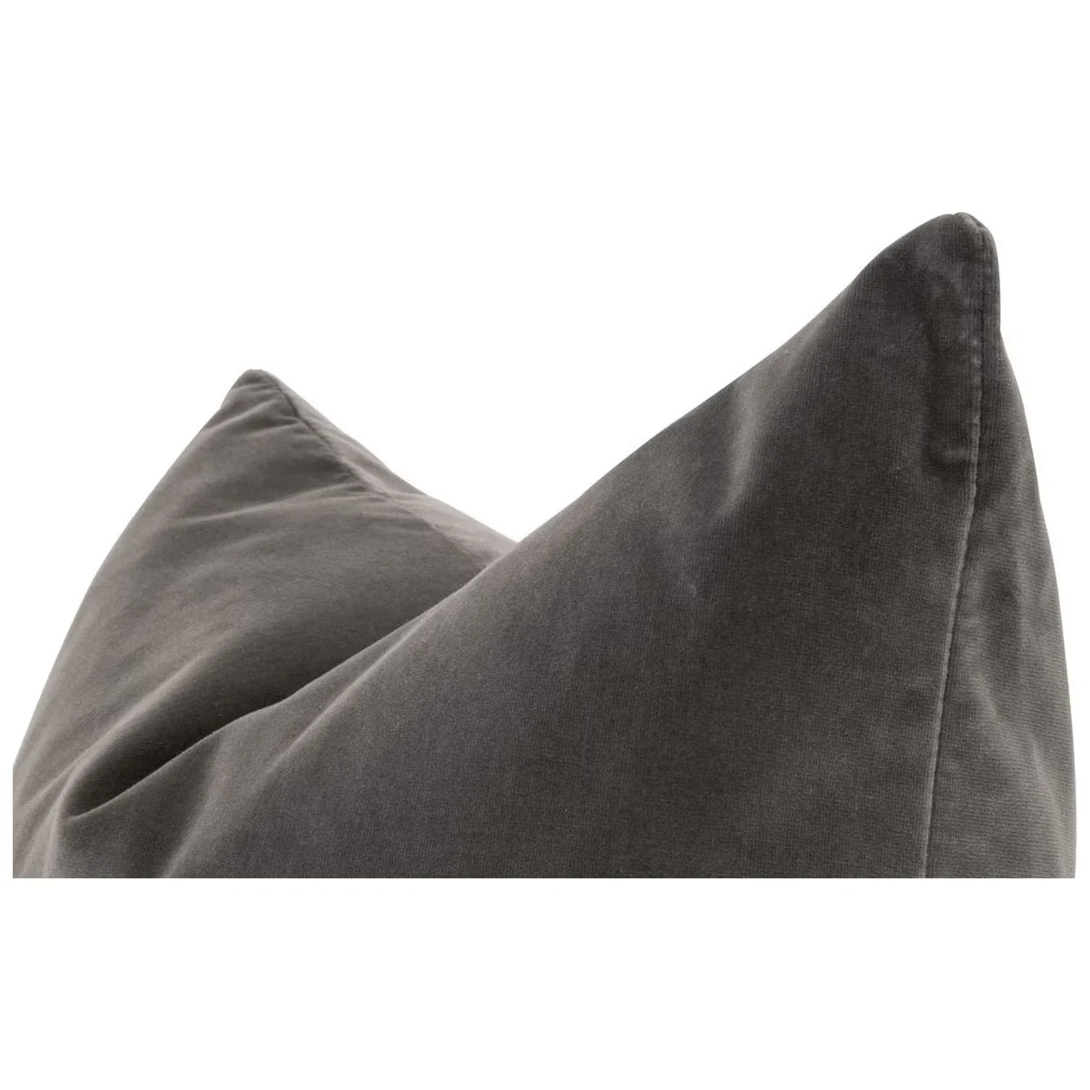 Essentials For Living The Basic 26” Essential Euro Pillow ~ Dark Dove Velvet - Image 3