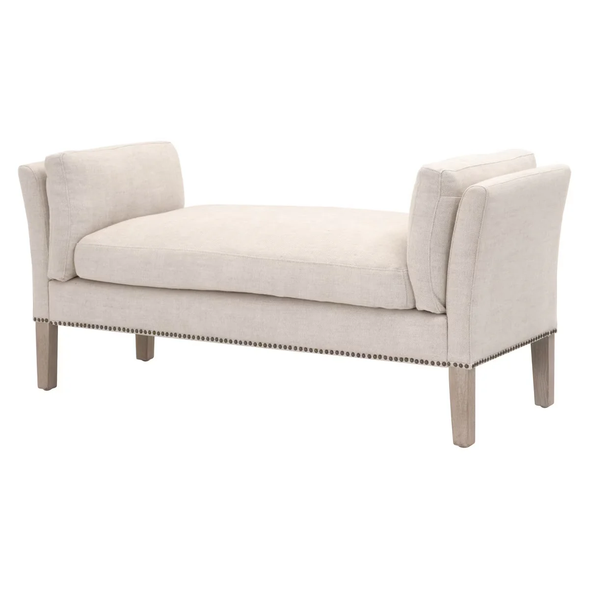 Essentials For Living Warner Bench ~ Performance Bisque French Linen - Image 2