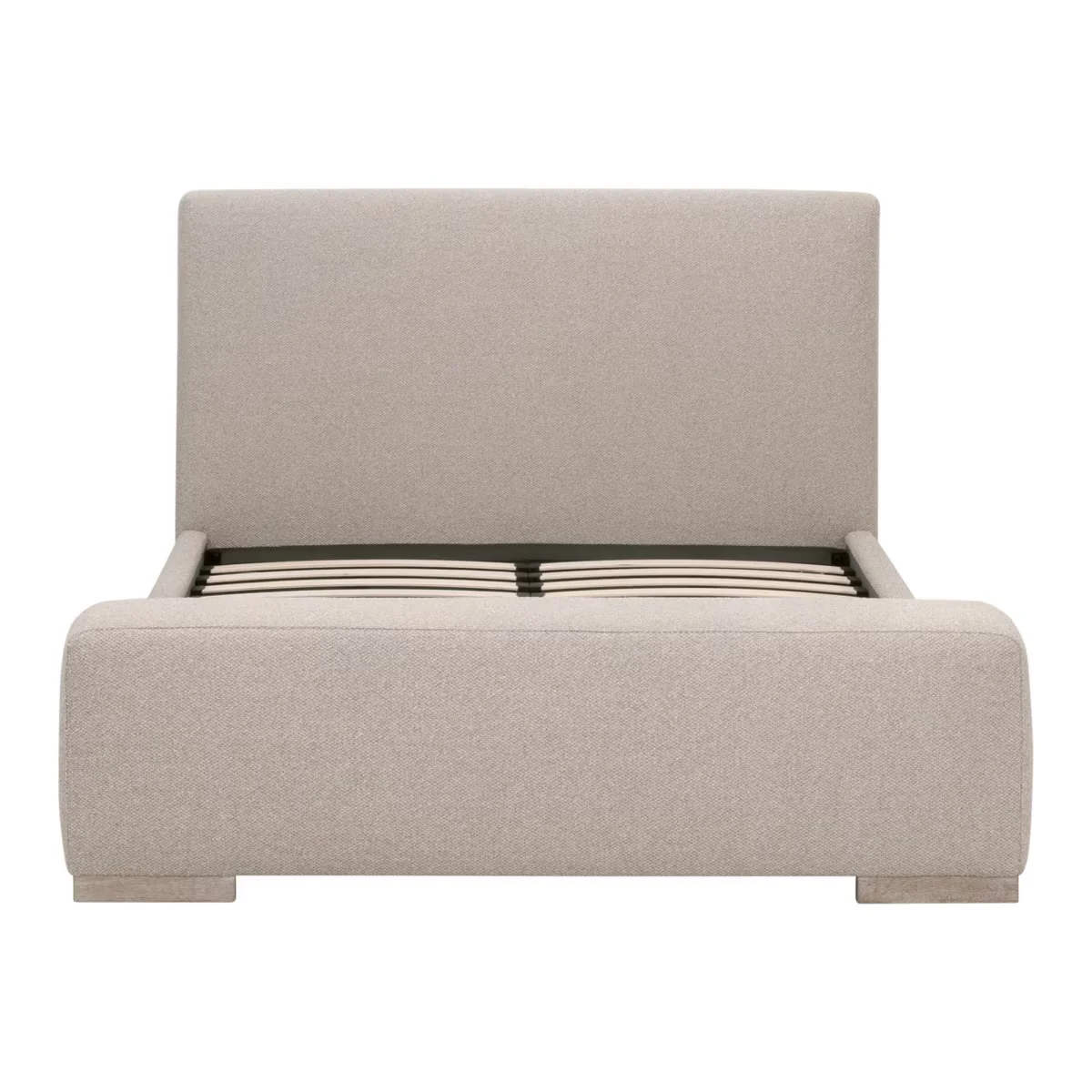 Essentials For Living Warren Cal King Bed ~ LiveSmart Gellar-Jute Performance Fabric With Natural Gray Oak - Image 4