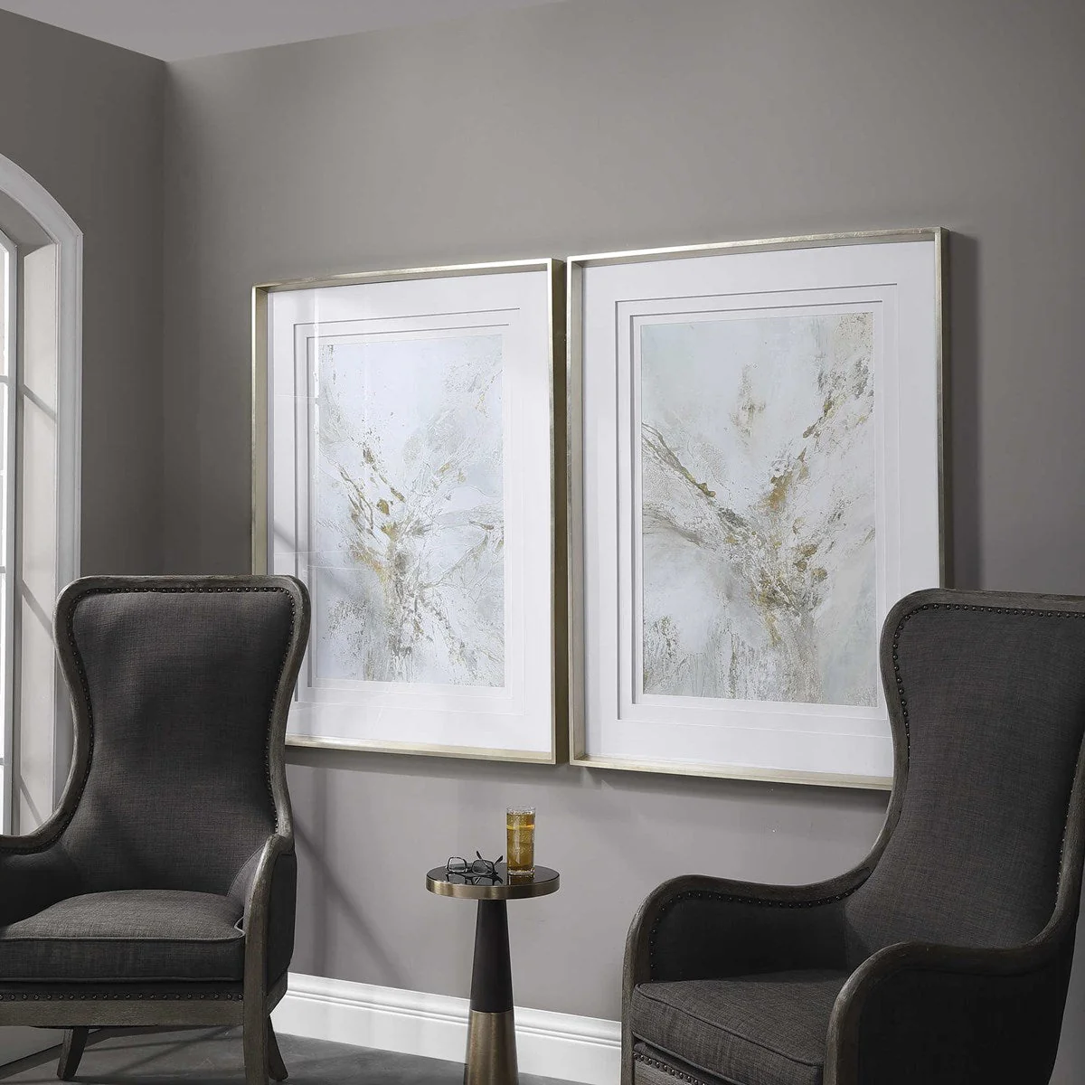 Uttermost Ethos Neutral Abstract Framed Print - Image 6