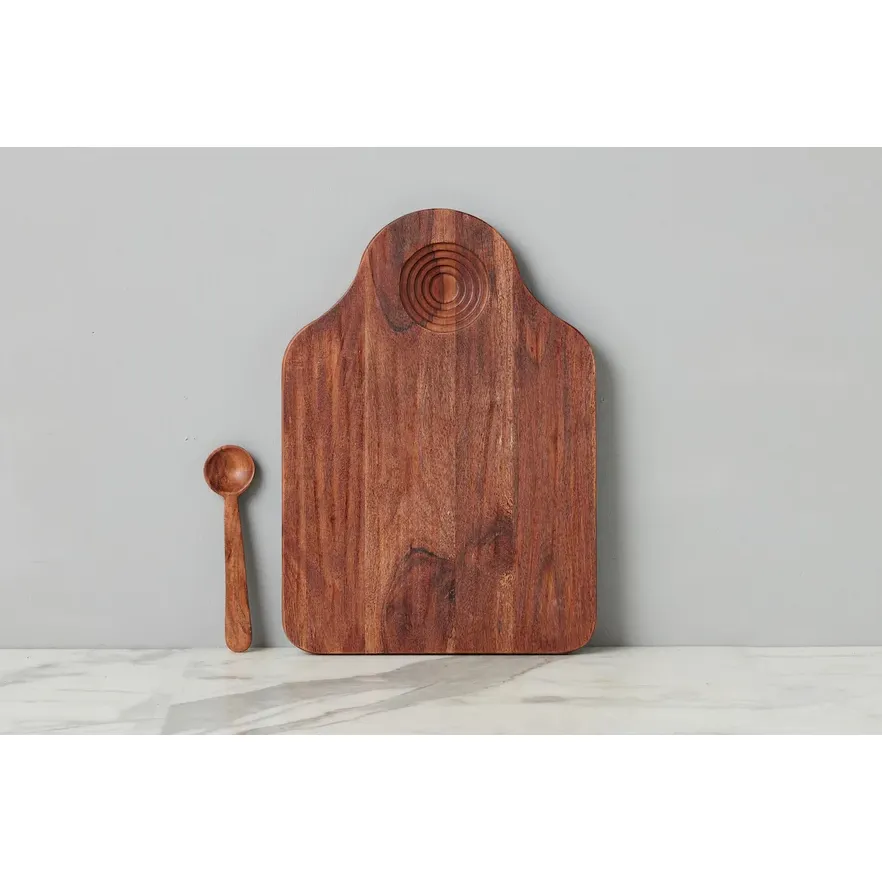 etúHOME Dutch Dipping Board with Scoop, Large, Natural ~ IN-STORE PURCHASE ONLY - Image 2