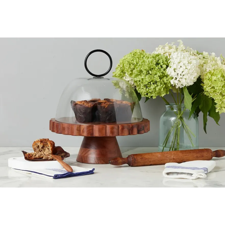 etúHOME Glass Dome Food Cover, Black Ring Handle, Large ~ IN-STORE PURCHASE ONLY - Image 2