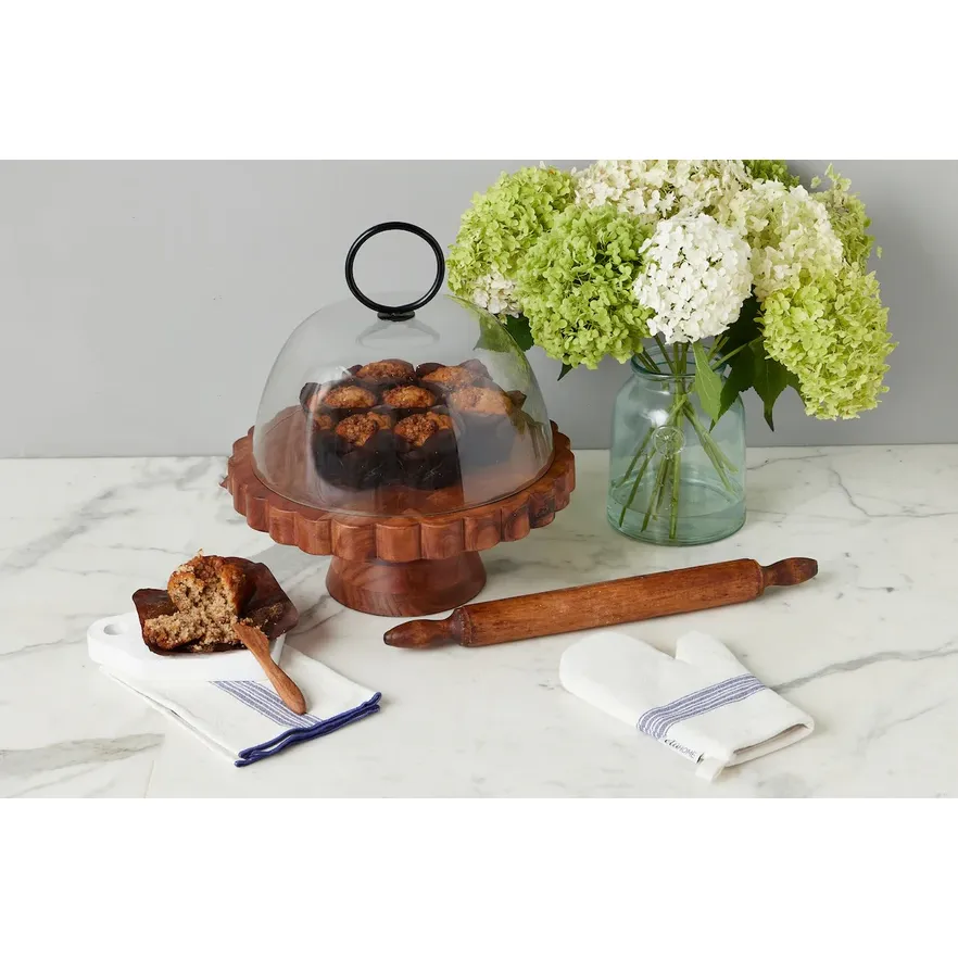 etúHOME Glass Dome Food Cover, Black Ring Handle, Large ~ IN-STORE PURCHASE ONLY - Image 4