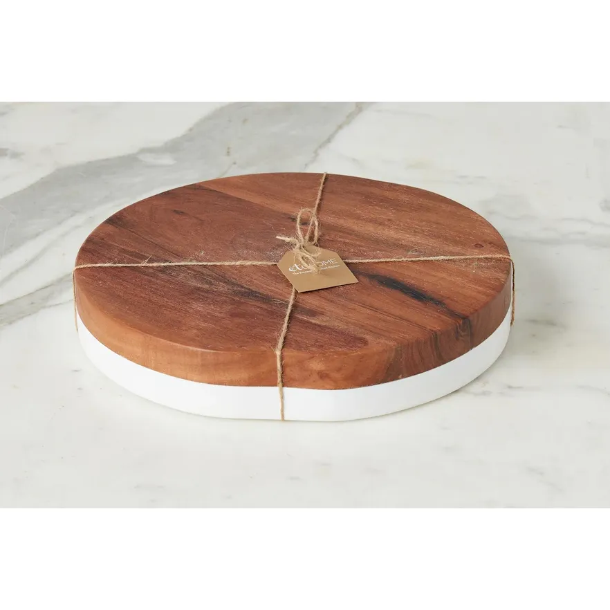 etúHOME Medium White Mod Serving Block~ IN-STORE PURCHASE ONLY