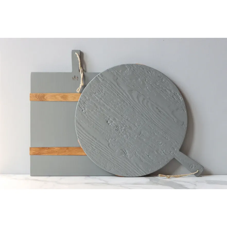 etúHOME Mod Charcuterie Cheese Board, Medium Round Grey ~ IN-STORE PURCHASE ONLY - Image 3