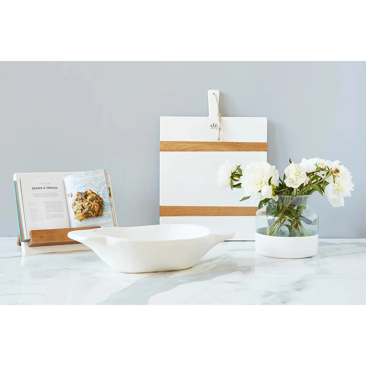 etúHOME Mod White Dough Bowl ~ Small ~ IN-STORE PURCHASE ONLY - Image 5