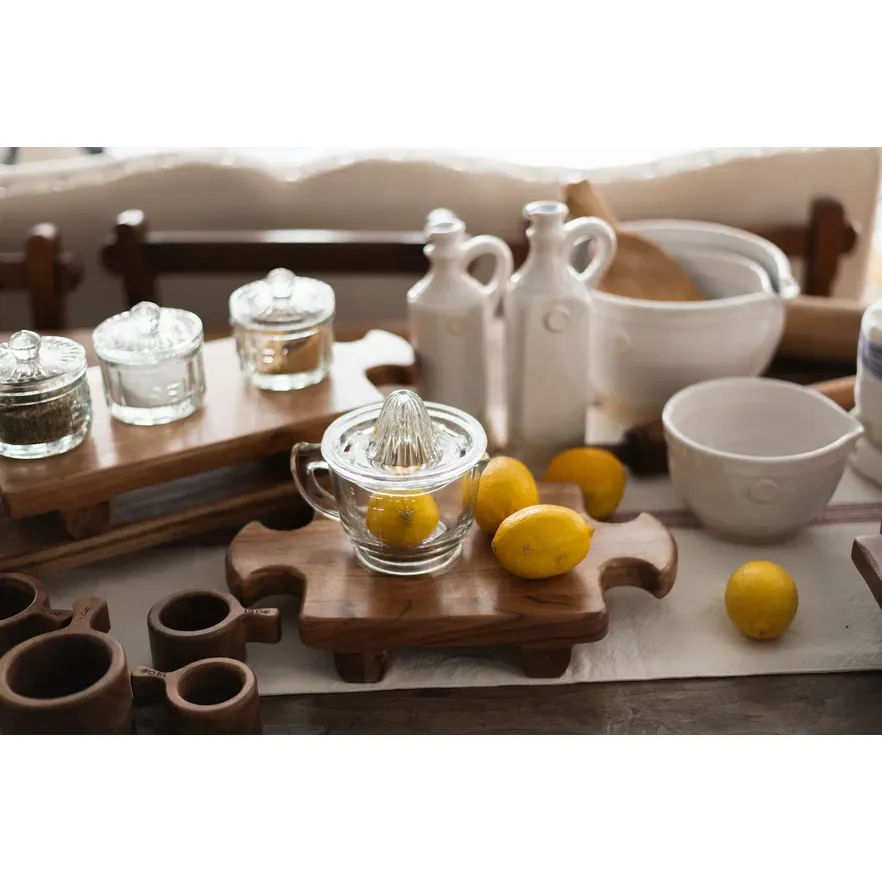 etúHOME Normandy Wood Riser Footed Tray, Small ~ IN-STORE PURCHASE ONLY - Image 4