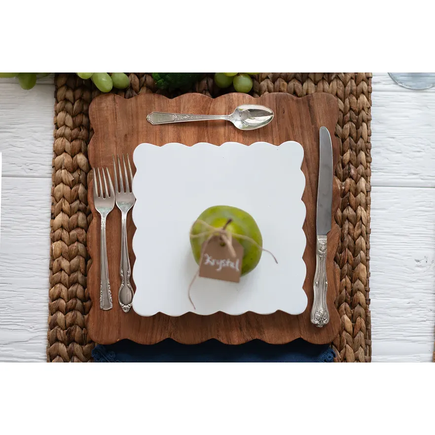 etúHOME Scalloped Cutting Board, Medium Square ~ IN-STORE PURCHASE ONLY - Image 11