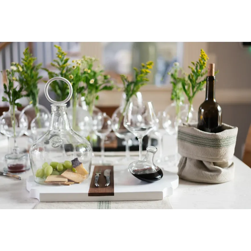 etúHOME Trefoil Wood Cheese Board Charger, White ~ IN-STORE PURCHASE ONLY - Image 4