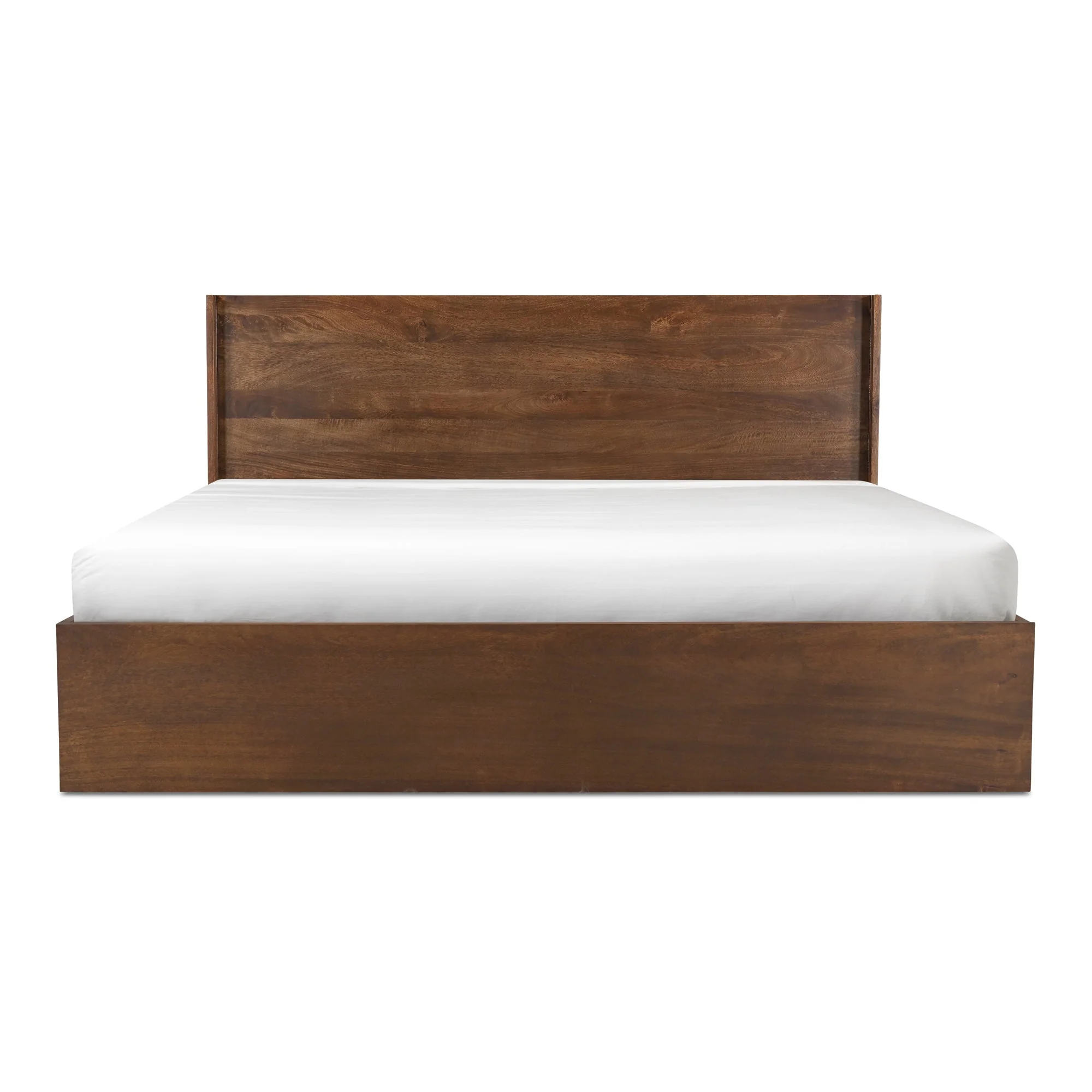 Moe's Home Collection Everett Dark Brown Mango Wood King Size Bed - Image 2