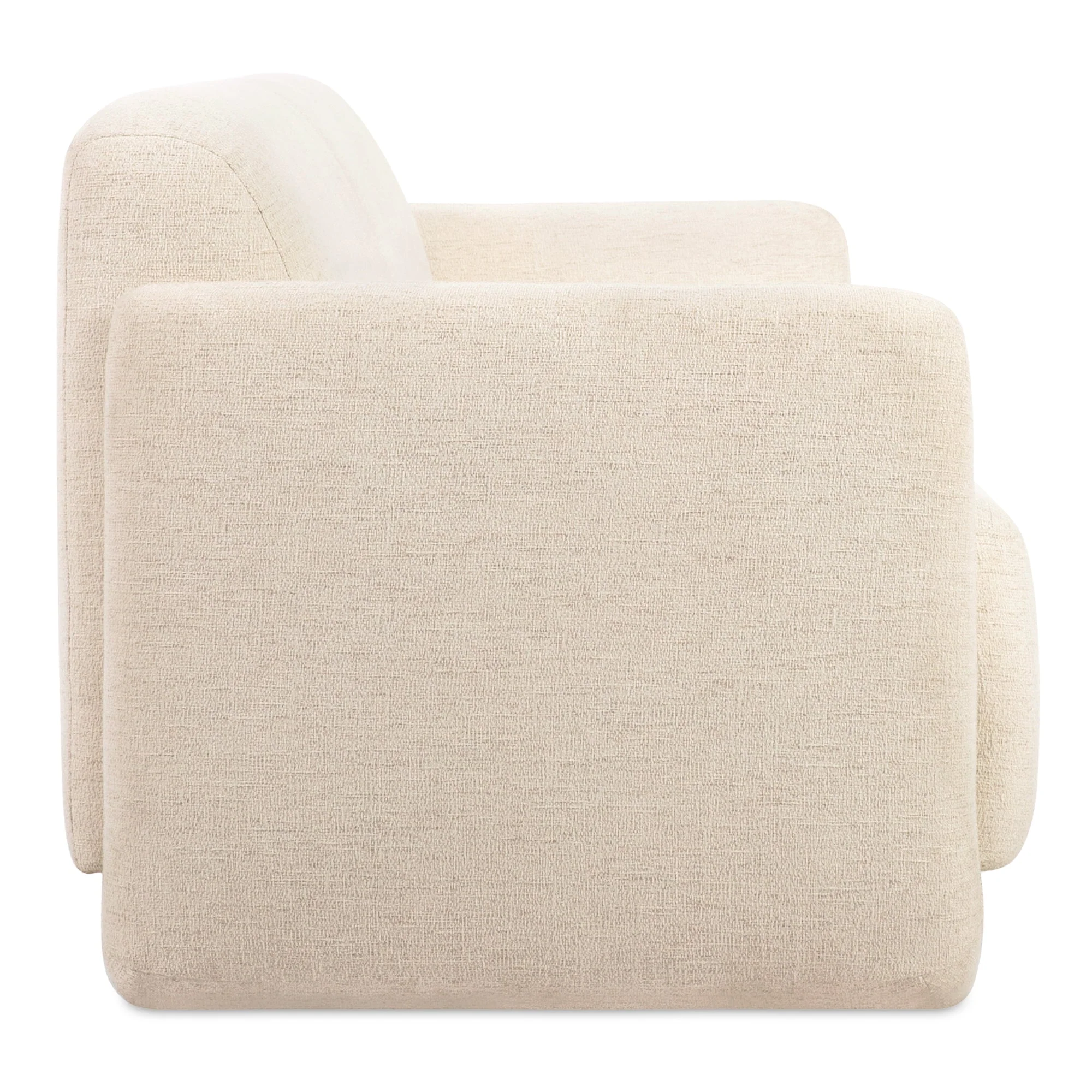 Moe's Home Collection Fallon Flecked Ivory Sofa - Image 4