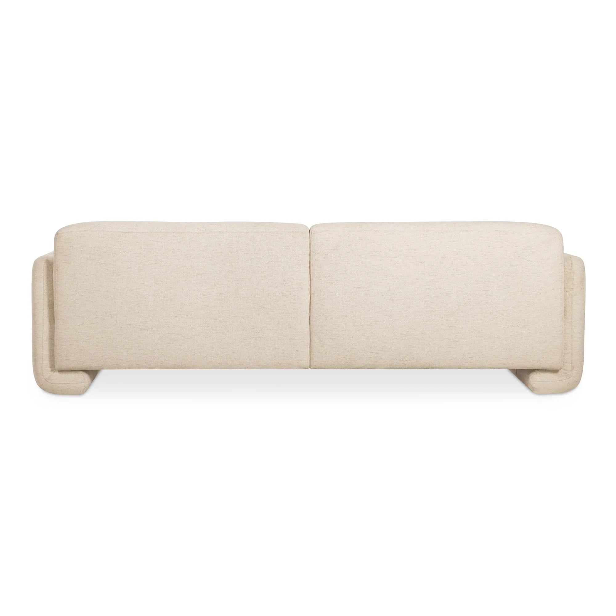 Moe's Home Collection Fallon Flecked Ivory Sofa - Image 5