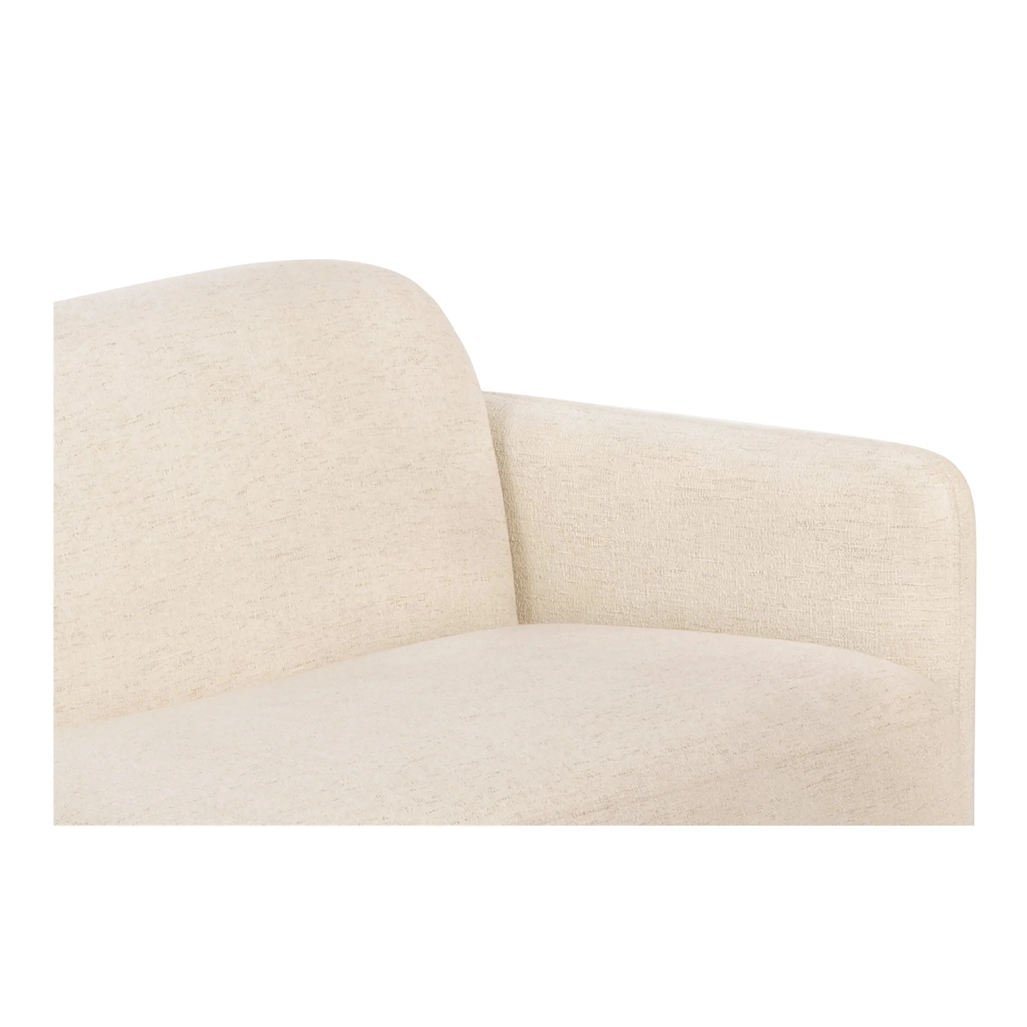 Moe's Home Collection Fallon Flecked Ivory Sofa - Image 9