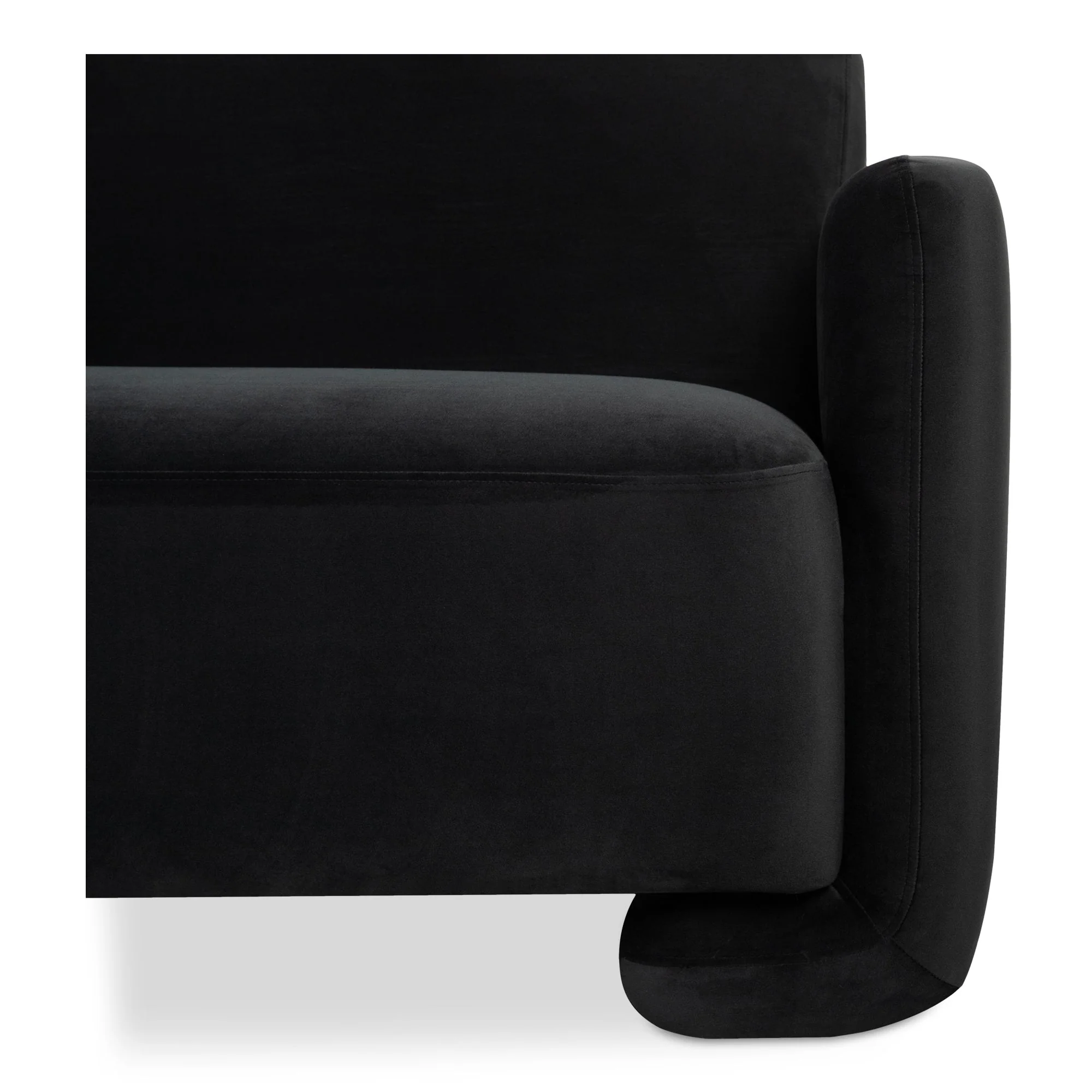 Moe's Home Collection Fallon Shadow Grey Sofa - Image 11