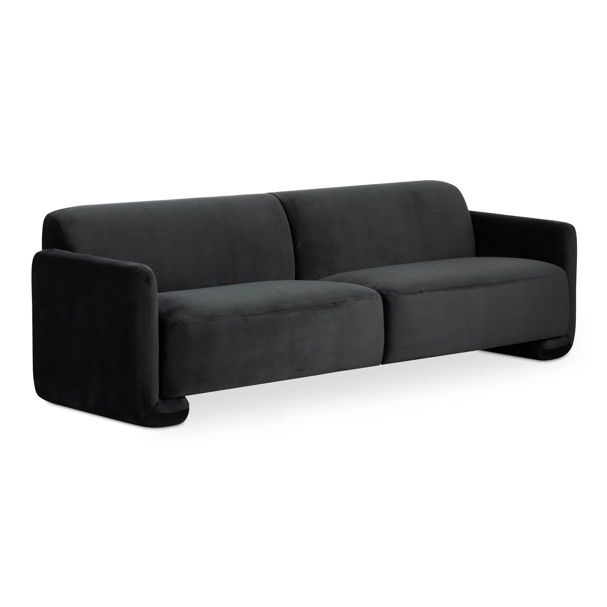 Moe's Home Collection Fallon Shadow Grey Sofa - Image 2