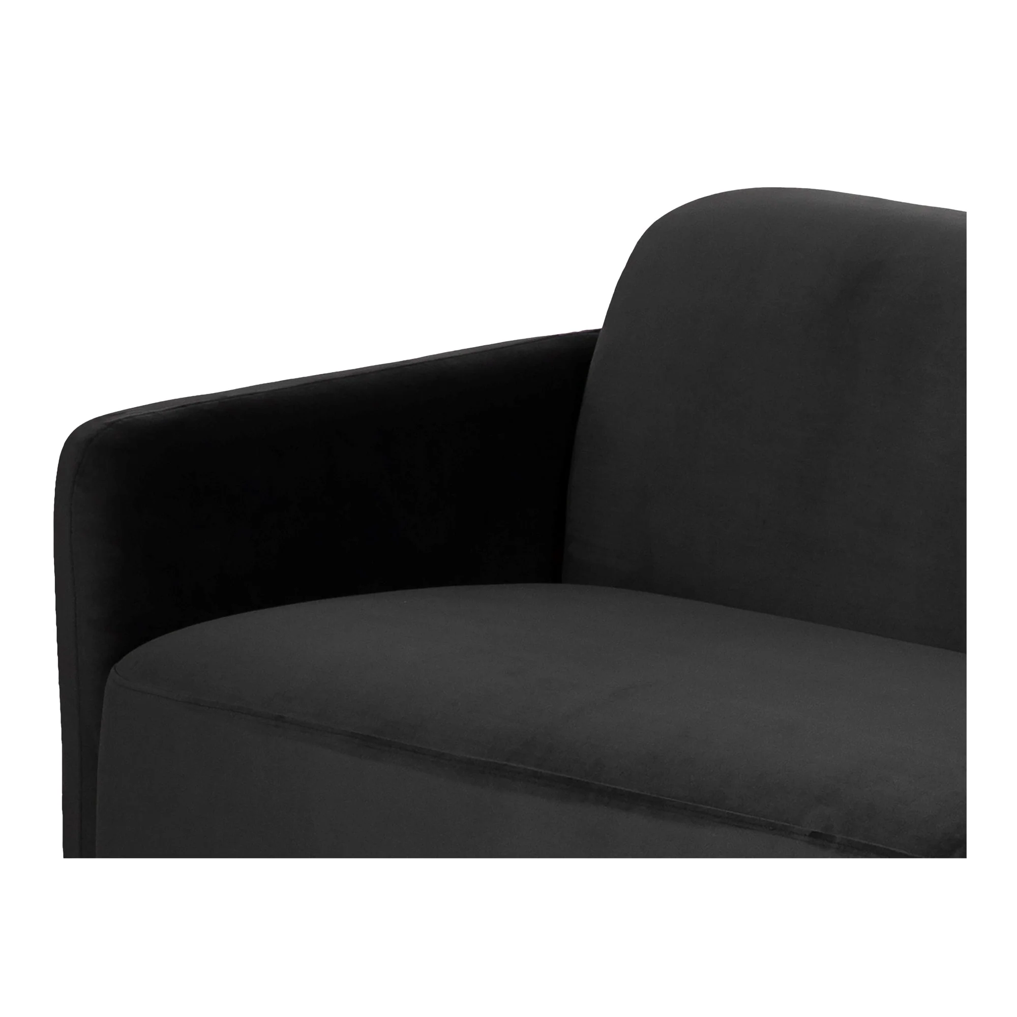 Moe's Home Collection Fallon Shadow Grey Sofa - Image 8