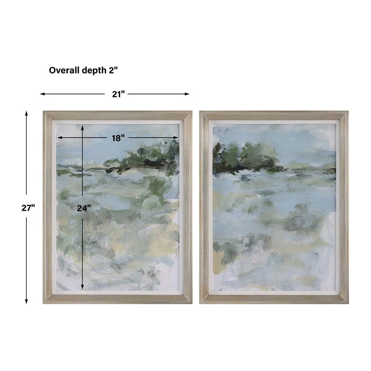 Uttermost Far Away View Set of 2 Framed Prints - Image 7