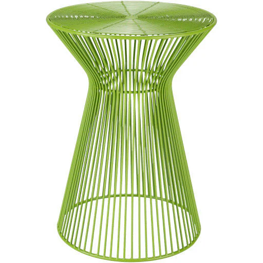 Surya Fife Modern Lime Green Metal Round Accent Side Table FIFE-103 - Image 4