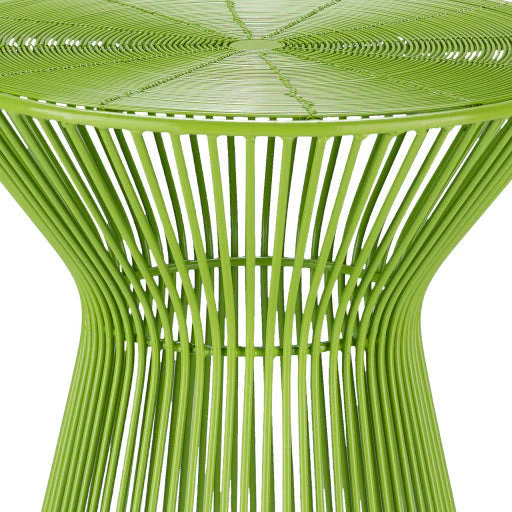 Surya Fife Modern Lime Green Metal Round Accent Side Table FIFE-103 - Image 5
