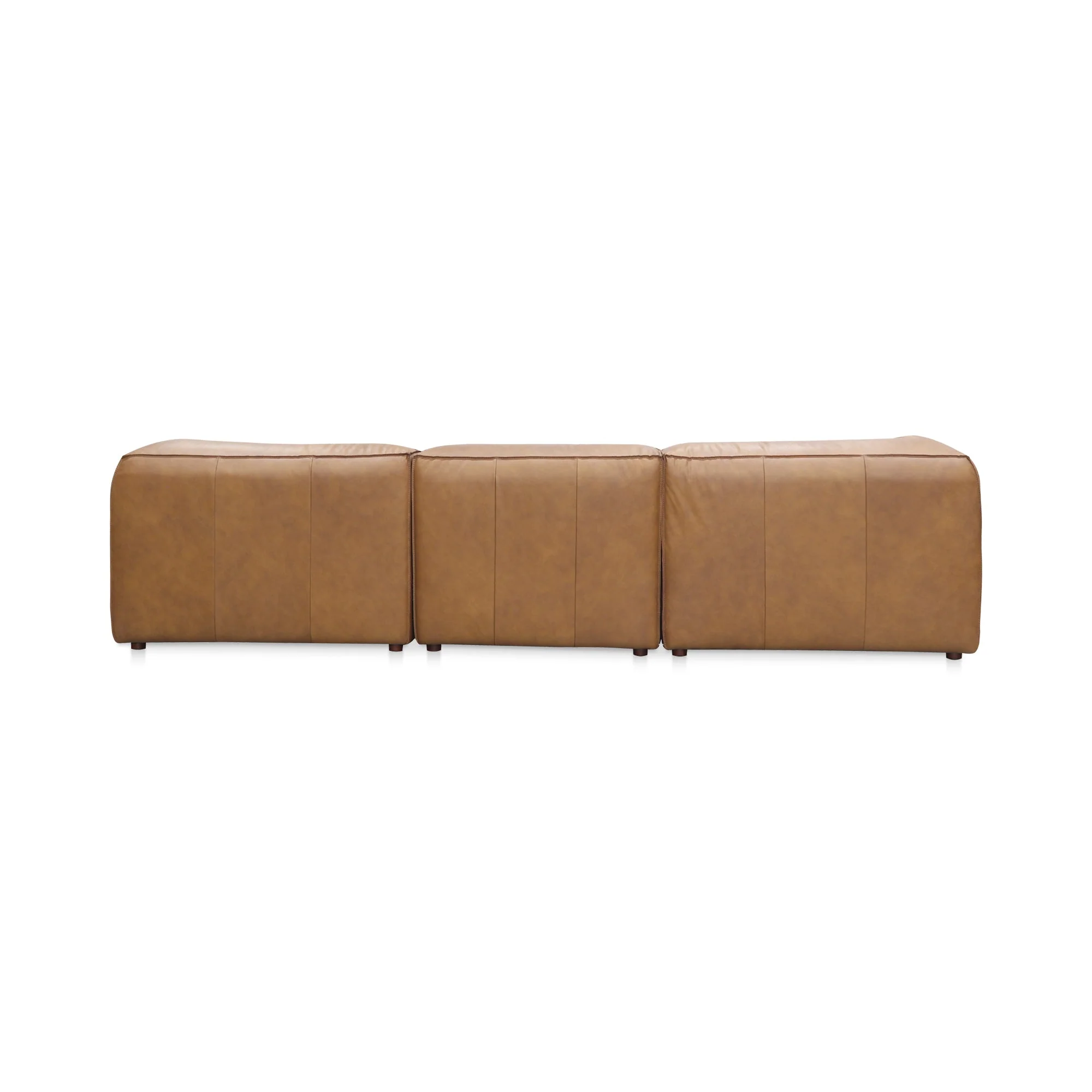 Moe's Home Collection Form Dream Modular Sectional ~ Sonoran Tan Leather - Image 4