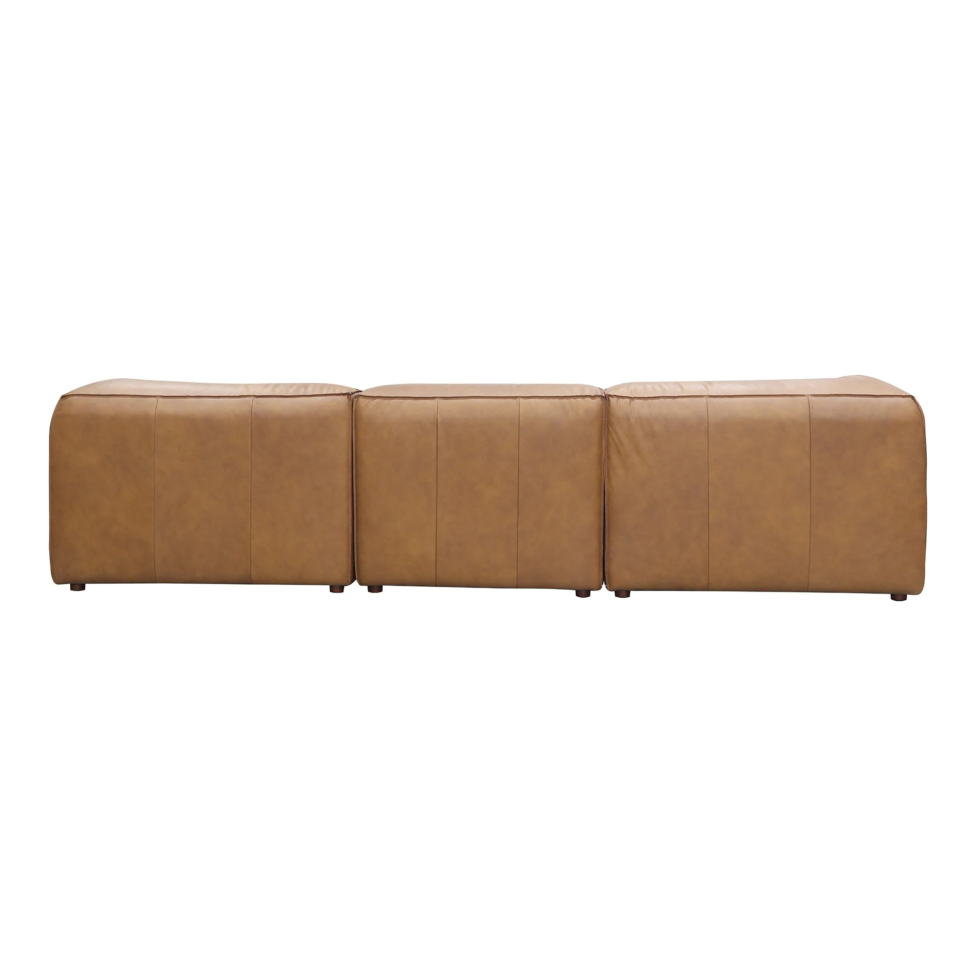 Moe's Home Collection Form Lounge Modular Sectional ~ Sonoran Tan Leather - Image 3