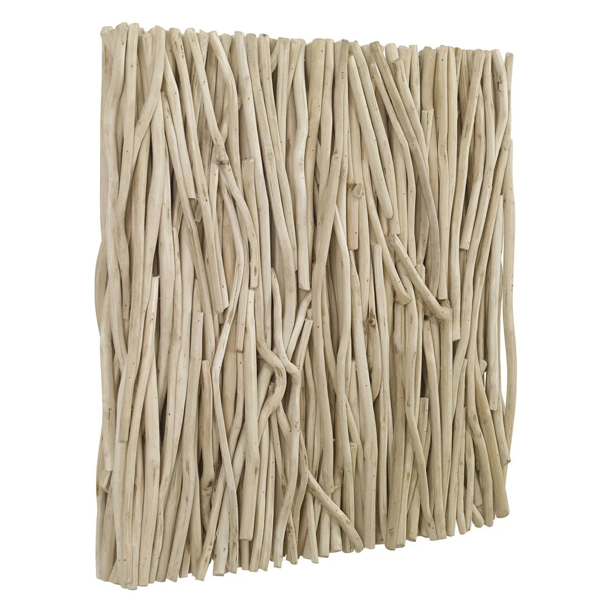 Uttermost Gathered Bleached Teak Square Wood Wall Decor - Image 4