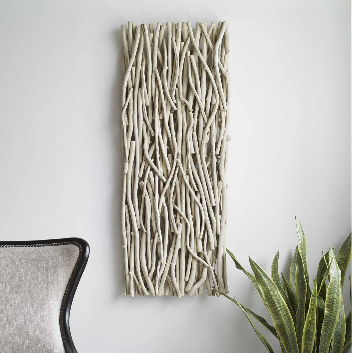Uttermost Gathered Bleached Teak Wood Wall Decor - Image 4