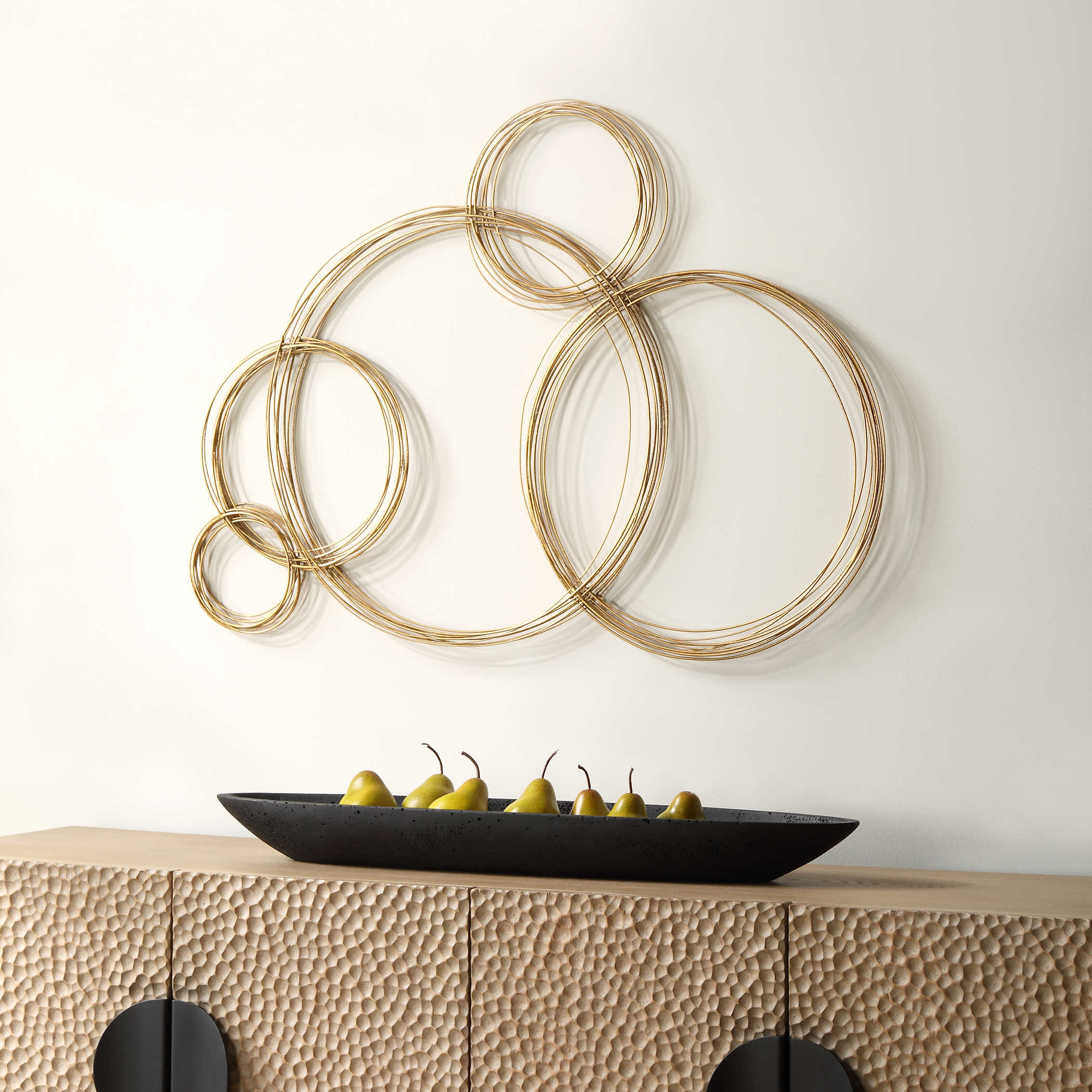 Uttermost Golden Bubbles Metal Wall Decor - Image 3