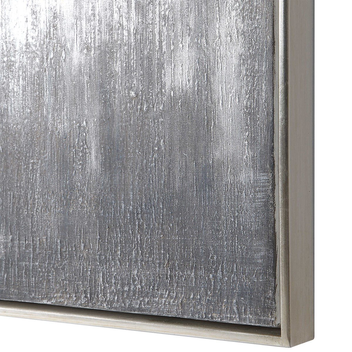 Uttermost Gray Showers Set of 3 Hand Painted Canvases - Image 5