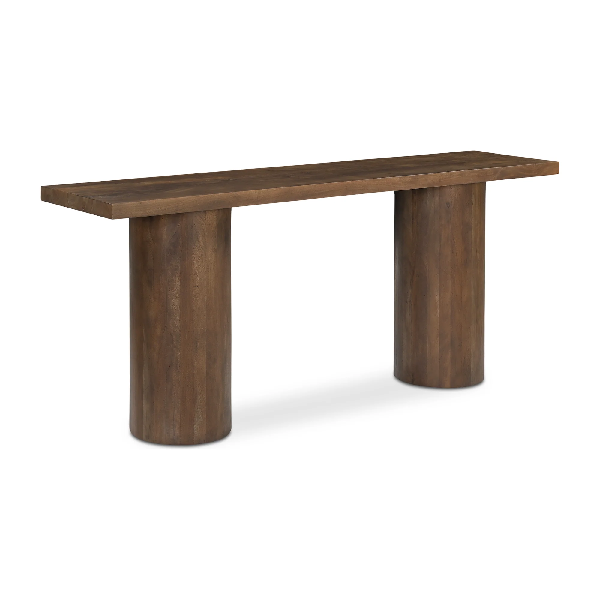 Moe’s Home Collection Hadley Warm Brown Reclaimed Wood Console Table - Image 3
