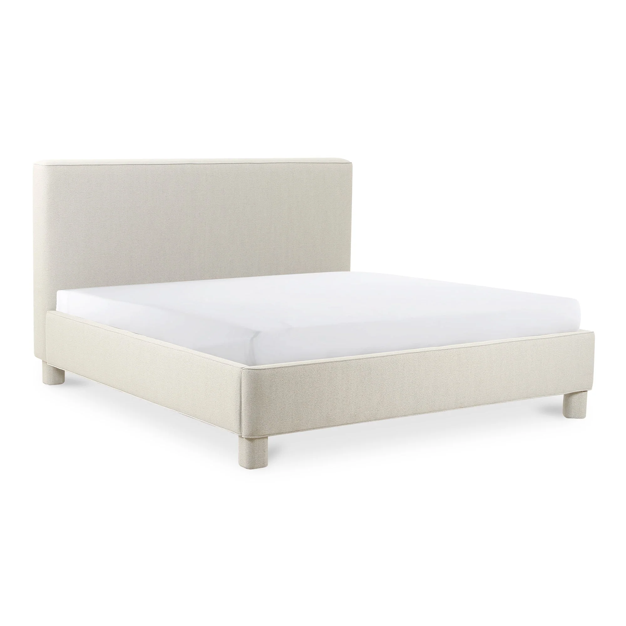 Moe's Home Collection Ichigo Dark Grey Upholstered Queen Size Bed - Image 11