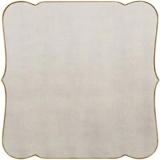 Surya Wall Decor & Mirrors Imelda Modern Wall Mirror Gold Finish IME-001