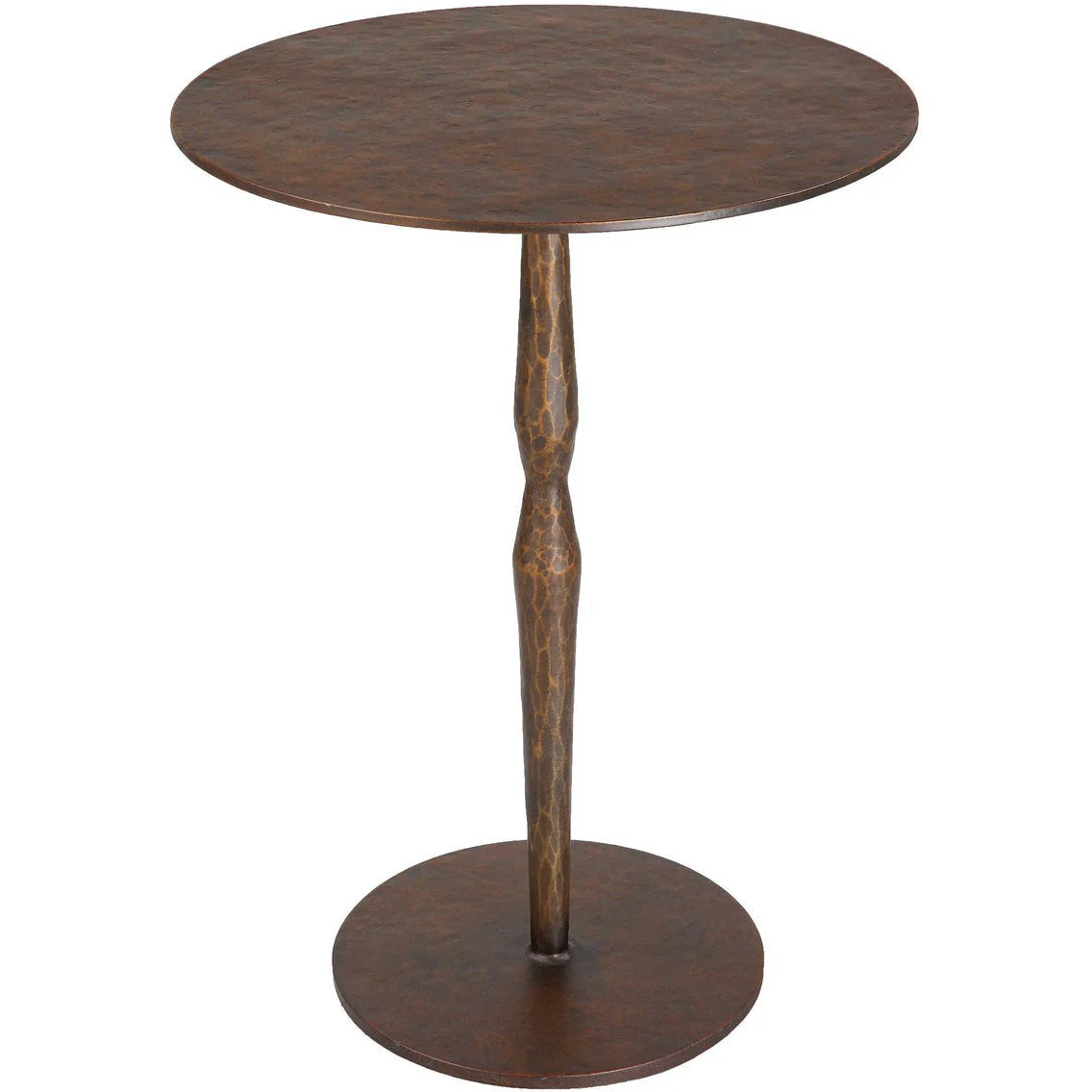 Uttermost Industria Copper Bronzed Finished Iron Accent Table - Image 2