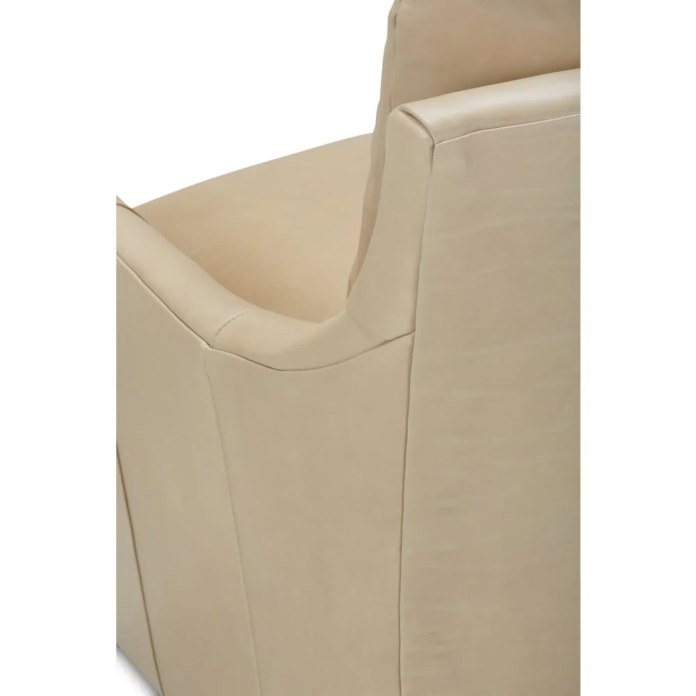 Rowe Furniture Ingrid Leather Swivel Chair w/ Glider Option ~ Available To Custom Order In 6 Different Grades of Leather! - Image 5