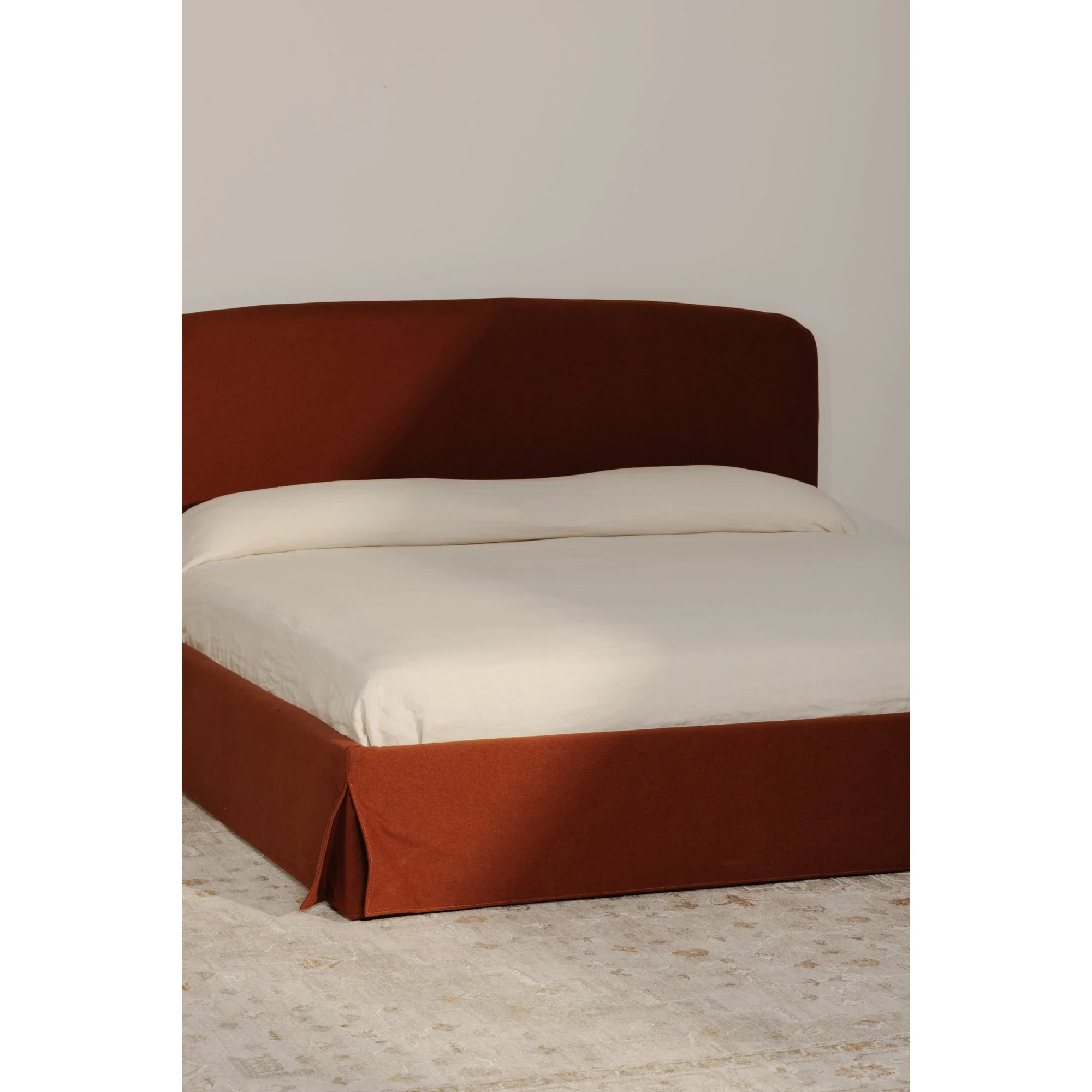 Moe's Home Collection Joan Brown Upholstered King Size Bed With Storage - Image 14