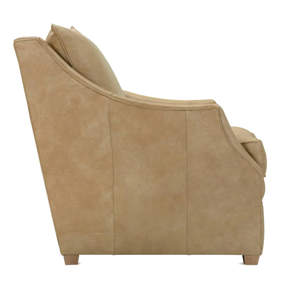 Rowe Furniture Kara Leather Chair ~ Available To Custom Order In All Leathers - Image 3