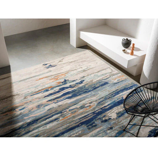 Surya Rugs Kavita Collection Gray, Blue, Teal, Brown & Beige Area Rug KVT-2302 - Image 11