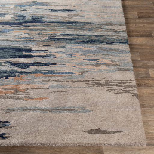Surya Rugs Kavita Collection Gray, Blue, Teal, Brown & Beige Area Rug KVT-2302 - Image 7
